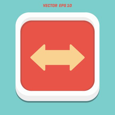 yön tabelası düz simgesi