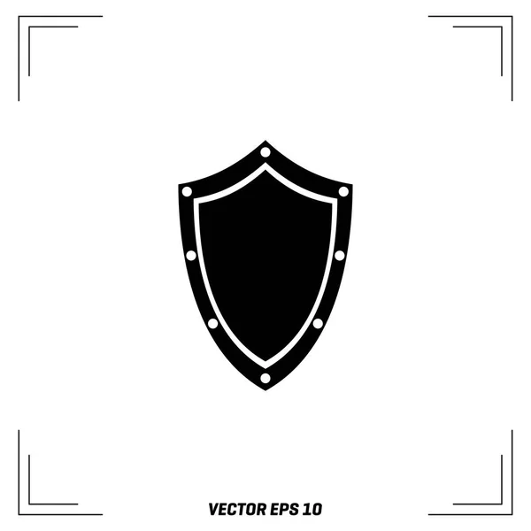 Ícone de escudo Viking — Vetor de Stock