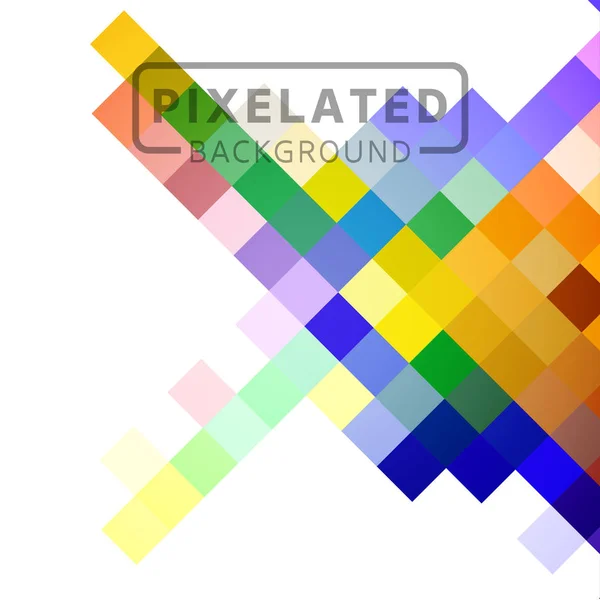 Modèle coloré pixellisé — Image vectorielle