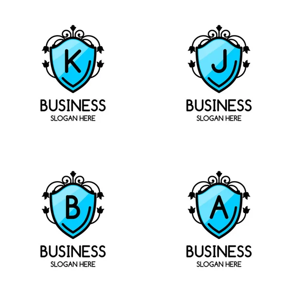 Πρότυπο εταιρικά λογότυπα με επιστολές — Διανυσματικό Αρχείο