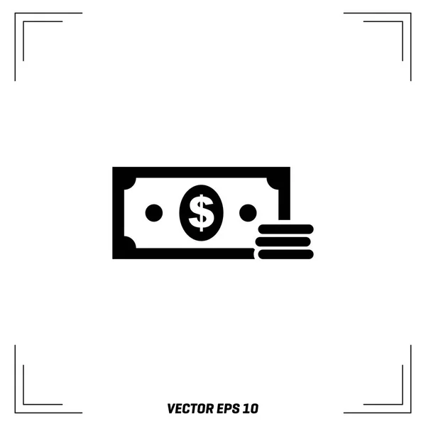 Money flat icon — Stock Vector