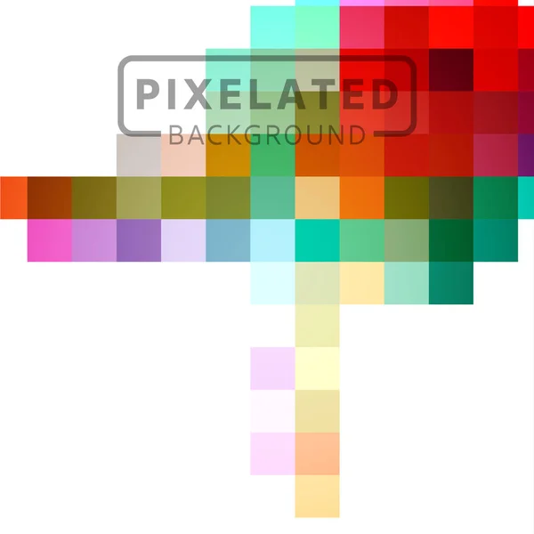 Pixelated színes minta — Stock Vector