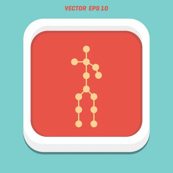 Icono de red empresarial — Vector de stock