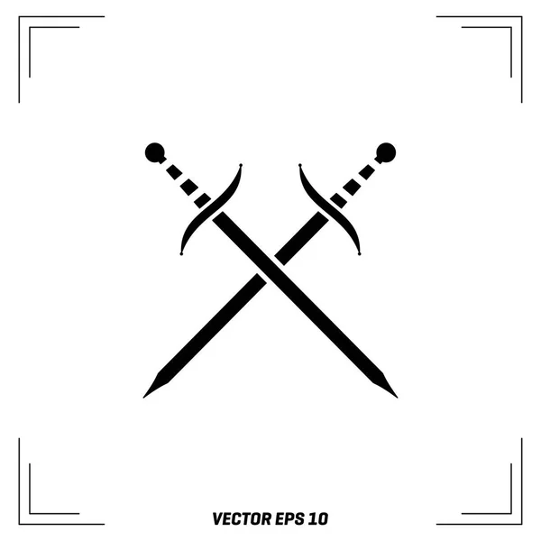 Épées Croix Viking — Image vectorielle