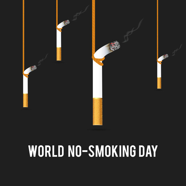 Открытка ко Всемирному дню без табака
