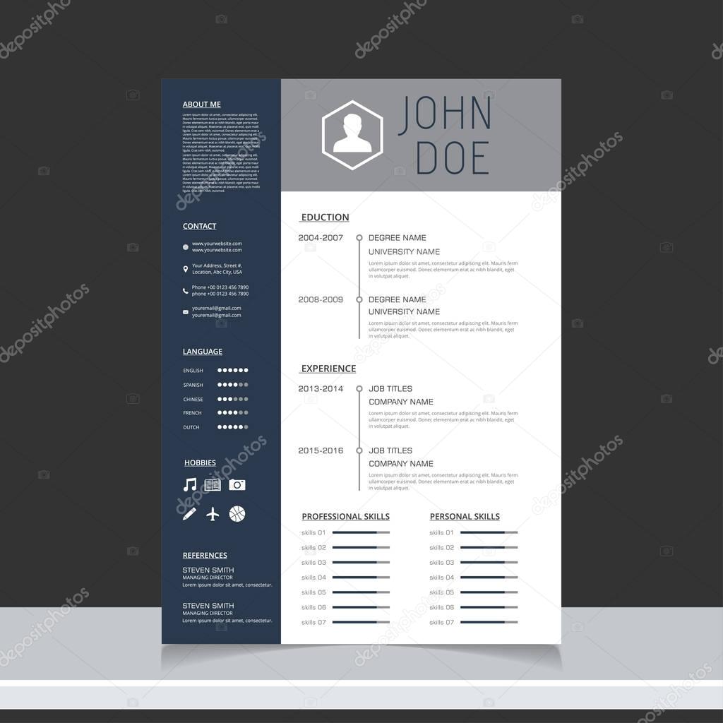 stylish resume template
