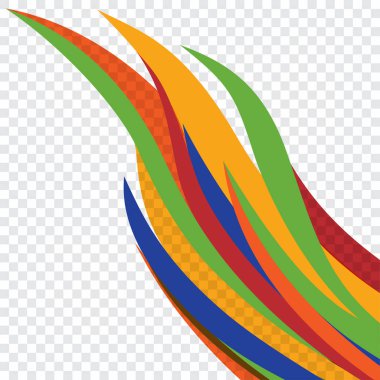 çok renkli çizgili desen