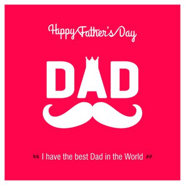 Babalar günü için el ilanı tasarımı