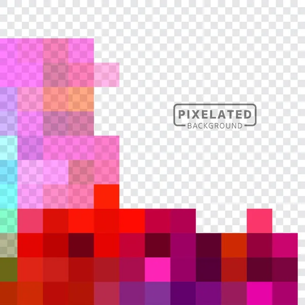 Pixelado patrón colorido — Vector de stock