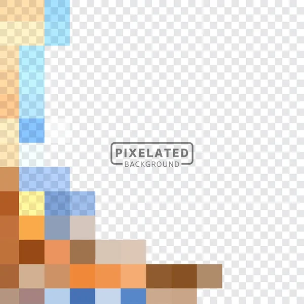 Pixelado patrón colorido — Vector de stock