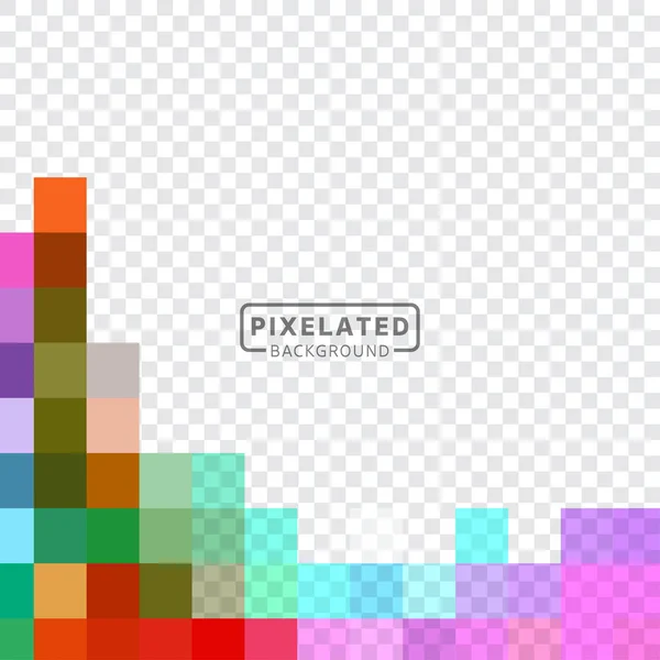Modèle coloré pixellisé — Image vectorielle