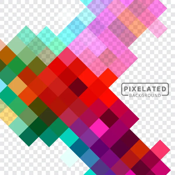 Pixelated renkli desen — Stok Vektör