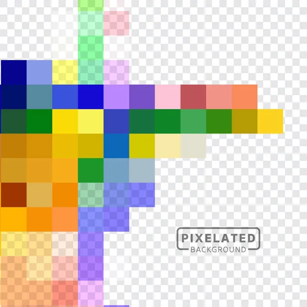 Pixelado padrão colorido —  Vetores de Stock