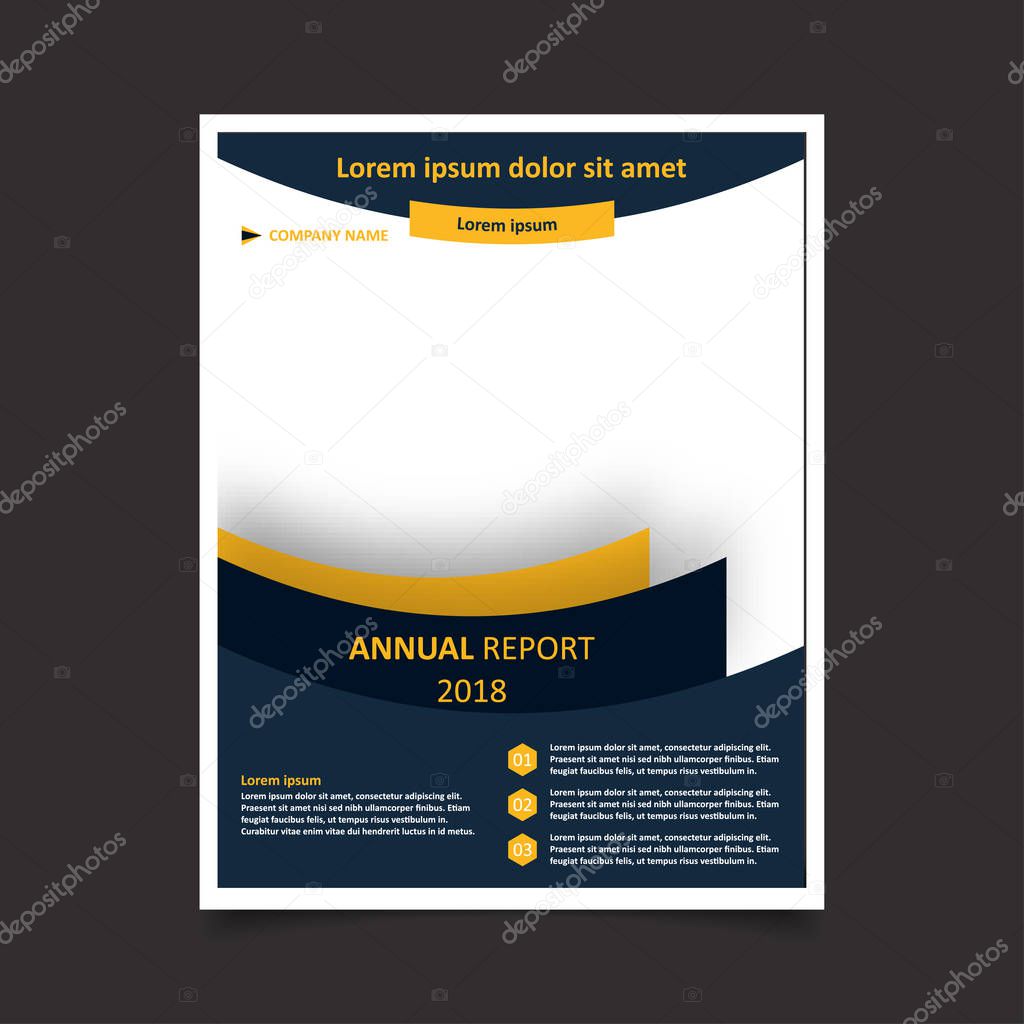 Design brochure of annual report 