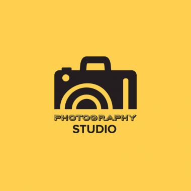 Siyah kamera logosu 
