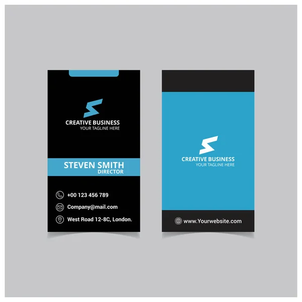 Minimal Corporate Business card — Stock Vector