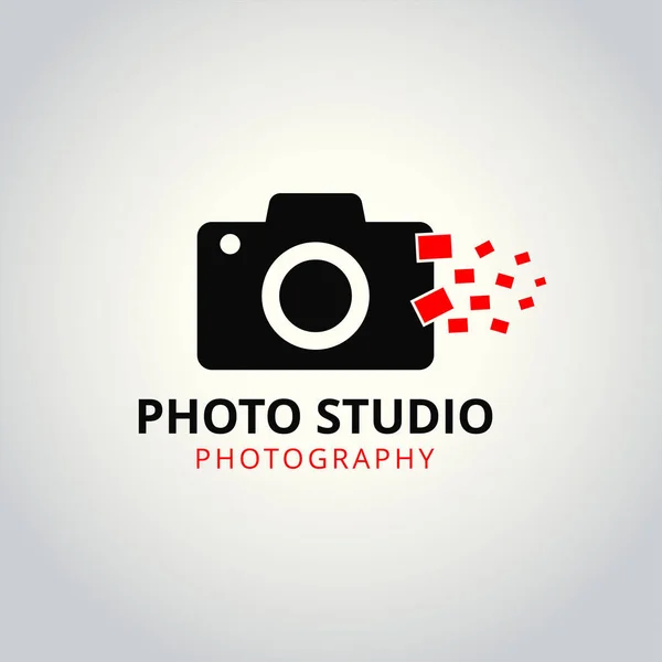 Επίπεδη λογότυπο φωτογραφικών μηχανών — Διανυσματικό Αρχείο