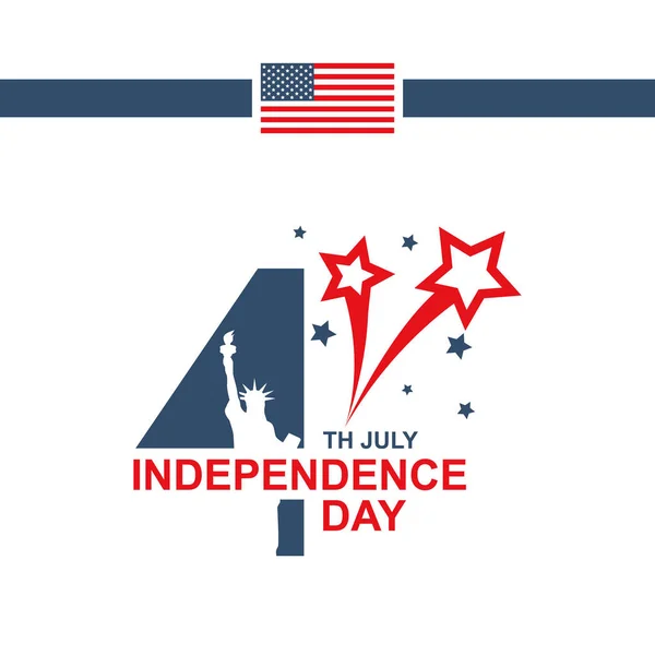День незалежності логотип — стоковий вектор