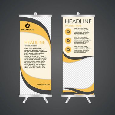 Banner şablon rulo
