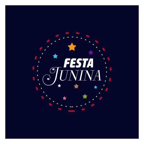 Festa Junina Brazil Festival banner — Stock Vector