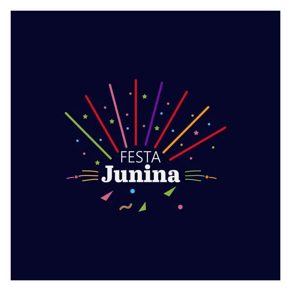 Festa Junina Brasil Festival banner —  Vetores de Stock