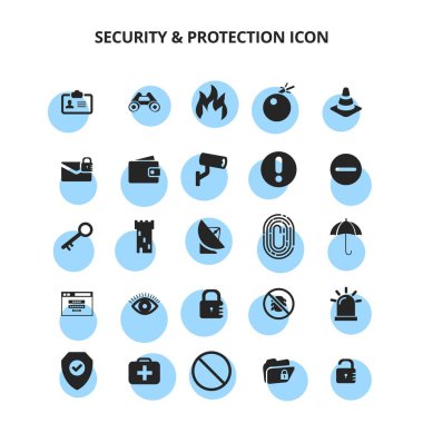 Güvenlik ve koruma simgeler