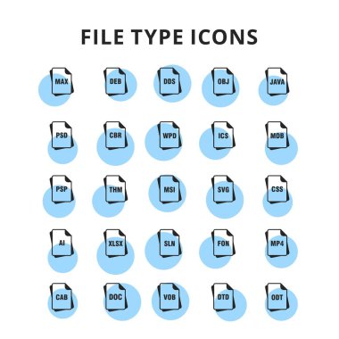 dosya türü simge kümesi