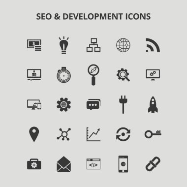 SEO ve geliştirme simgeleri