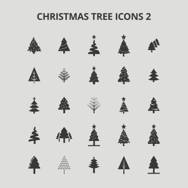 Noel ağacı simgeler