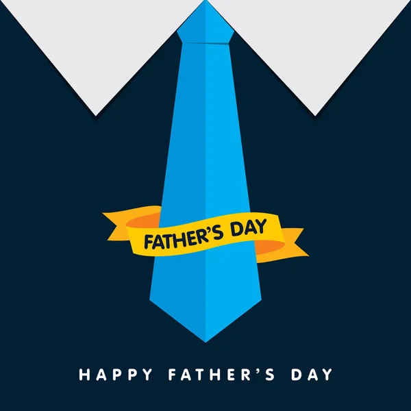 Fathers day greeting card — Stock Vector