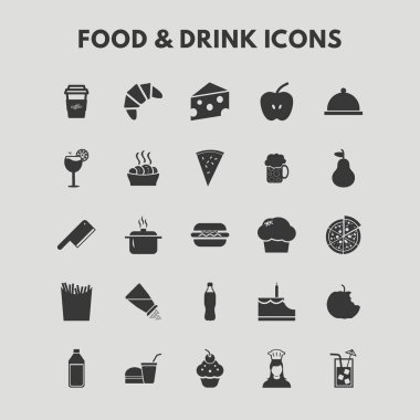 Bir yiyecek ve içecek ikonu,