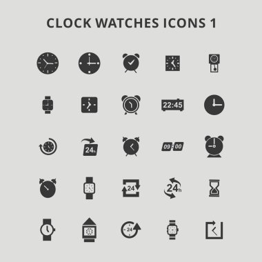 simgeler kümesi saat saatler