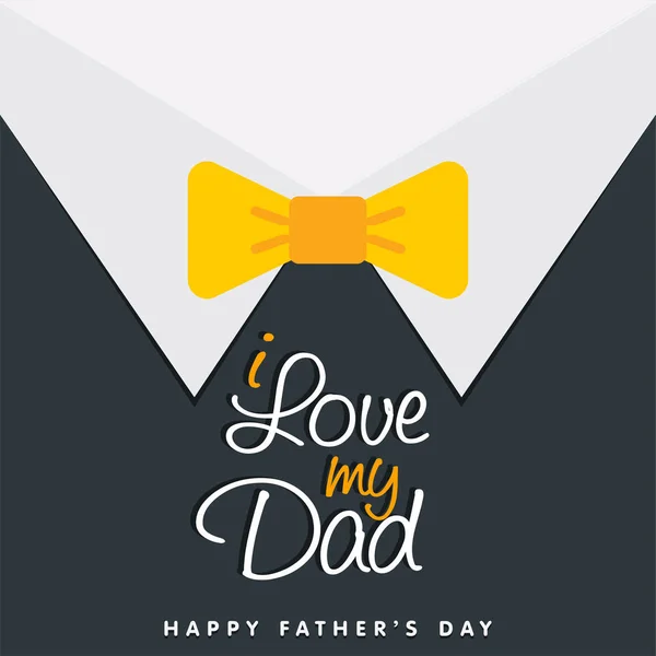 Ημέρα του πατέρα ευχετήρια κάρτα — Διανυσματικό Αρχείο