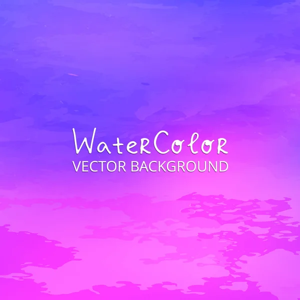 Purple and Pink watercolor texture — Stock Vector