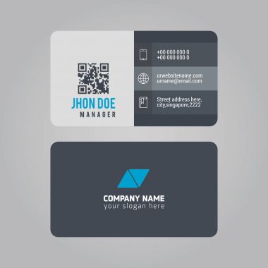 Profesyonel kartvizit yuvarlak kenarlı