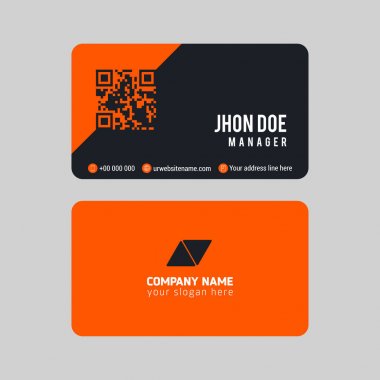 Profesyonel kartvizit yuvarlak kenarlı