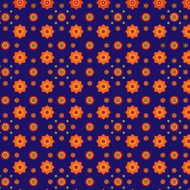 Mavi sindi Ajrak desen