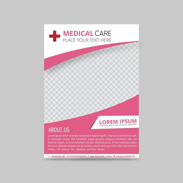 medical flyer layout template
