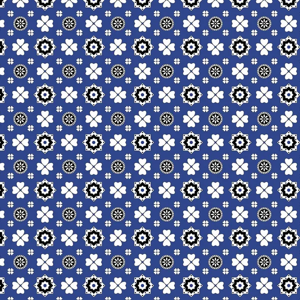 Mavi sindi Ajrak desen 