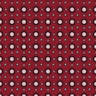 Kırmızı sindi Ajrak desen 