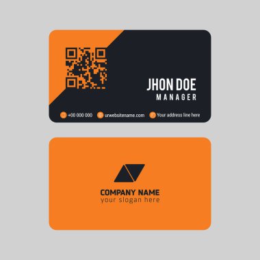 Profesyonel kartvizit yuvarlak kenarlı