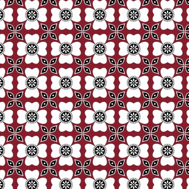 Kırmızı sindi Ajrak desen 