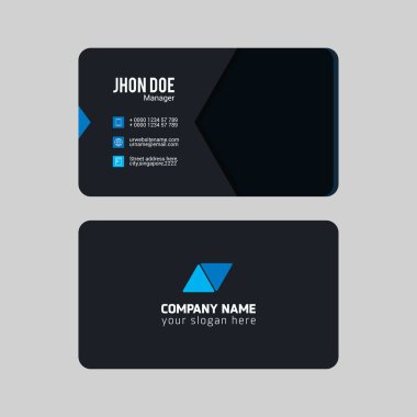 Profesyonel kartvizit yuvarlak kenarlı