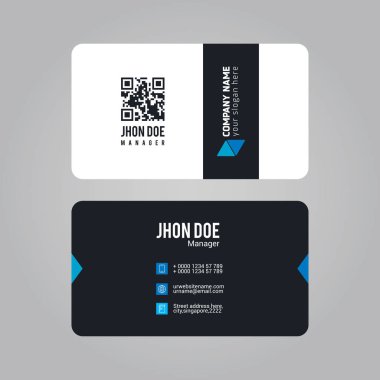 Profesyonel kartvizit yuvarlak kenarlı