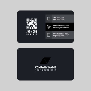 Profesyonel kartvizit yuvarlak kenarlı