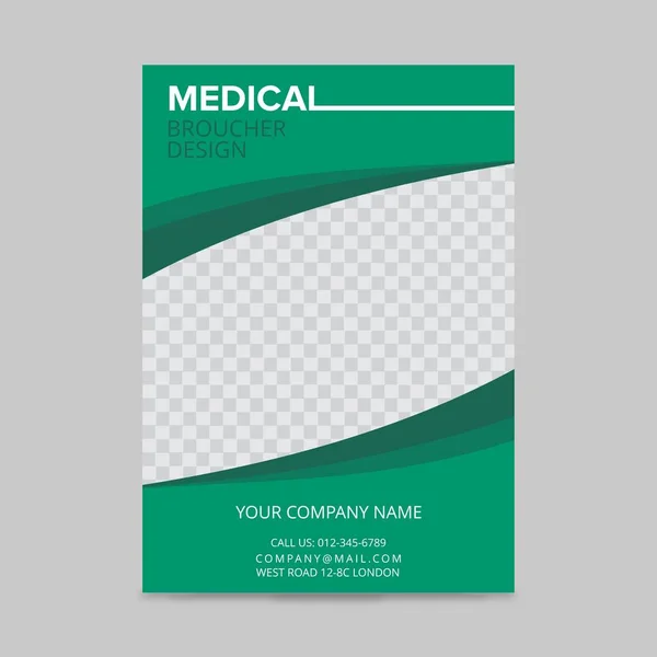 tıbbi el ilanı düzeni şablonu