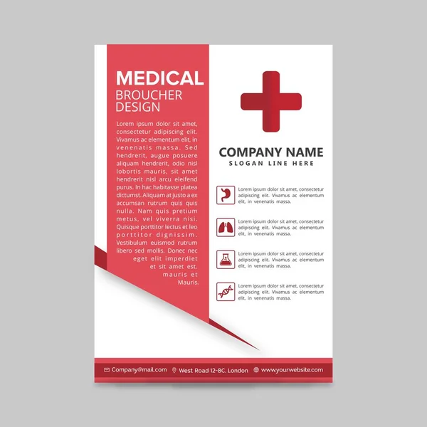 medical flyer layout template