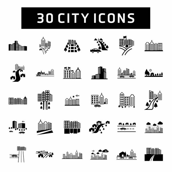abstract City Icons
