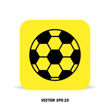 Sarı futbol simgesi