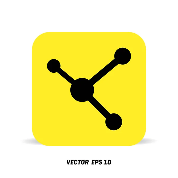 Link-Icon-Vektor — Stockvektor